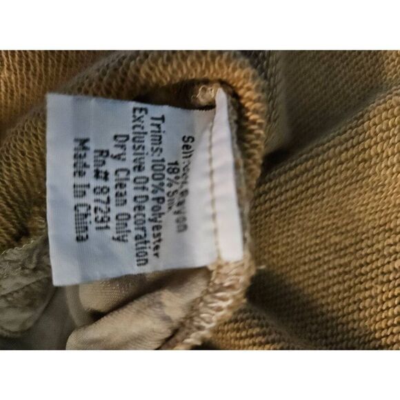 Johnny Was tan mixed material open front belted cardigan. Size XL. - Picture 5 of 5